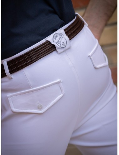 Men's Super X Tom darted breeches - White